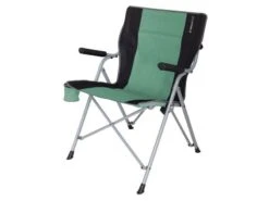 Eurotrail Vouwstoel Arras Staal Groen-zwart