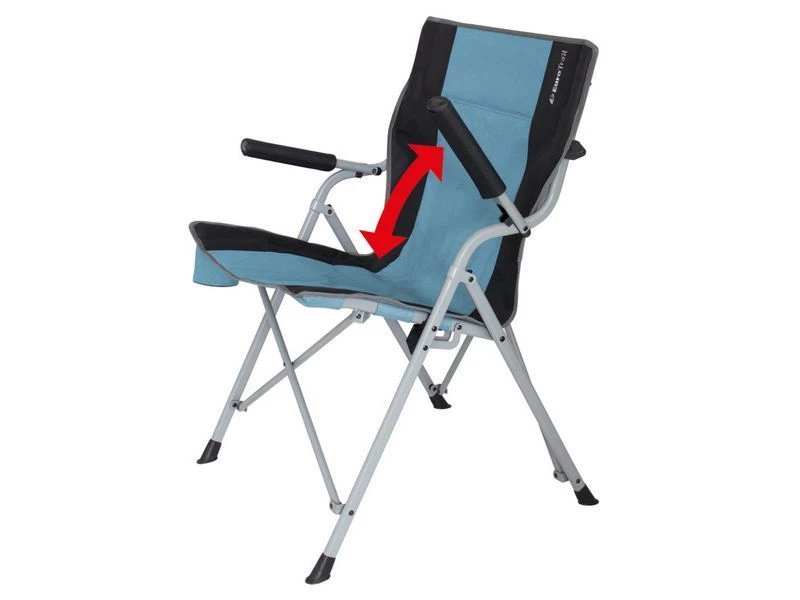Eurotrail Vouwstoel Arras Staal Blauw-zwart - Afbeelding 3