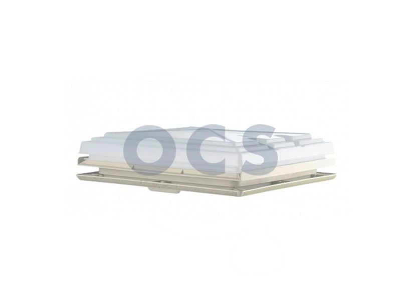 MPK Dakluik 40x40 Grijs Kader+Combirollo