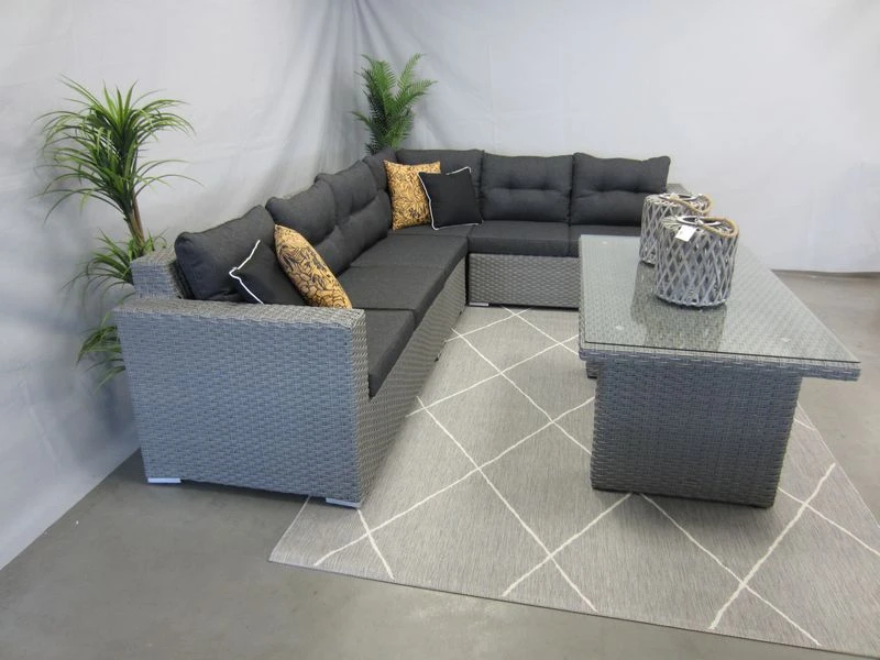 Te Velde Tuinmeubelen Palermo Hoek Lounge Set Rechts 5 Delig - Afbeelding 2