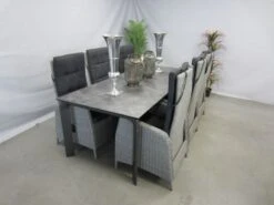 Te Velde Tuinmeubelen Ross Tuinstoel Met Kettler Diamond Hpl Tuintafel