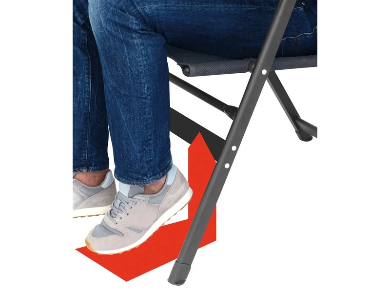 Eurotrail Grenoble 3d Mesh Campingstoel Grijs - Afbeelding 2