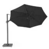 Platinum Zweefparasol Challenger T² Premium ø3,5 Faded Black