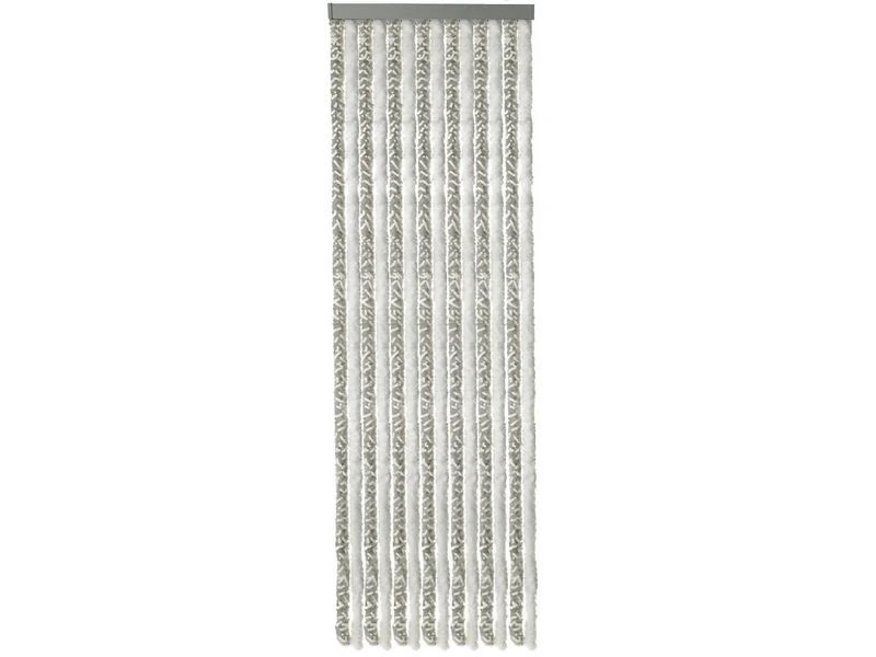 Arisol Vliegengordijn 'kattenstaart' Grijs-wit Melange