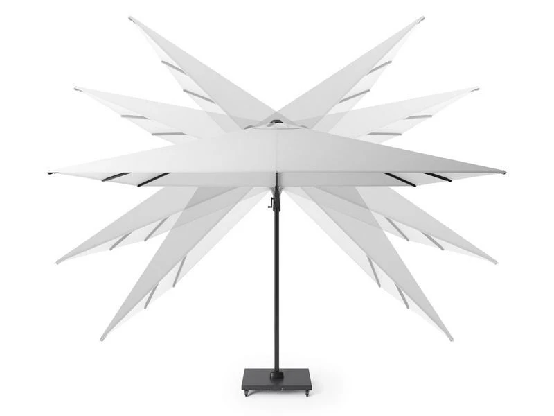 Platinum Zweefparasol Challenger T² Premium ø3,5 Havanna - Afbeelding 2
