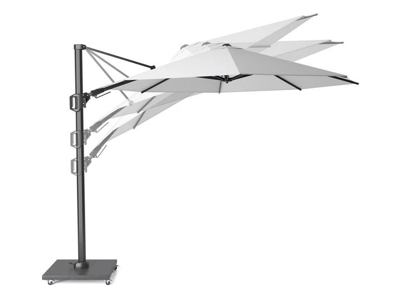 Platinum Zweefparasol Challenger T² Premium ø3,5 Havanna - Afbeelding 3