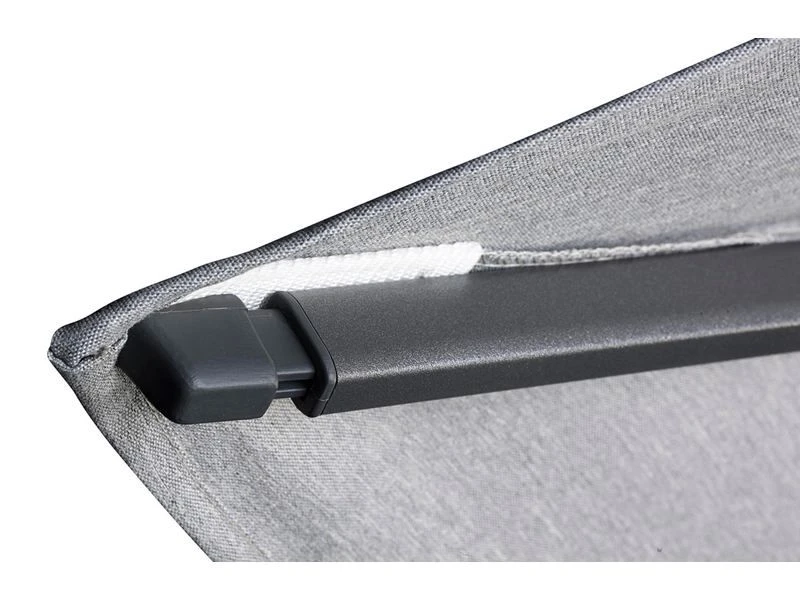 Platinum Zweefparasol Challenger T² Premium ø3,5 Havanna - Afbeelding 4