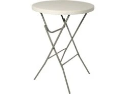 Lesli Sta-tafel Ø 80 Cm. Granietlook