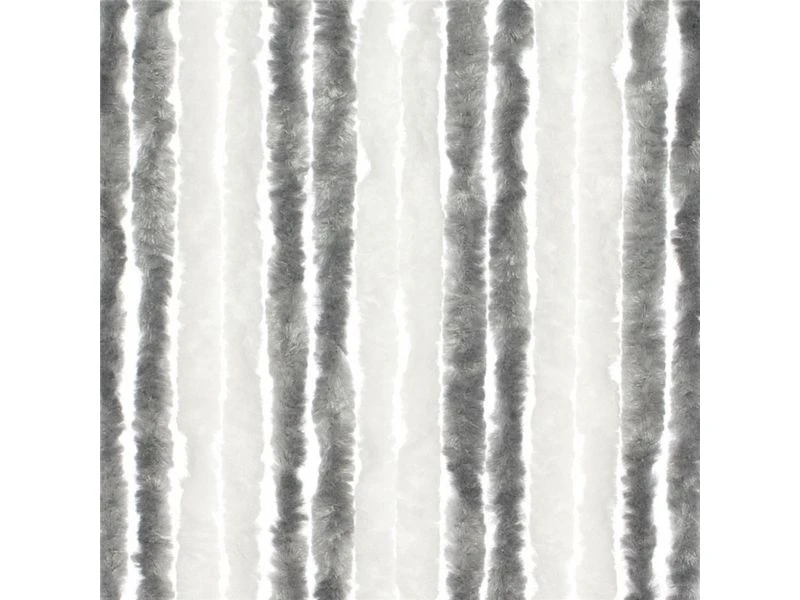 Travellife Chenille Vliegengordijn Duo Grijs/wit 56 X 185 Cm.