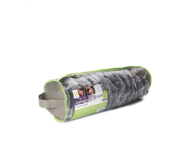 Travellife Chenille Vliegengordijn Duo Grijs/wit 56 X 185 Cm. - Afbeelding 3