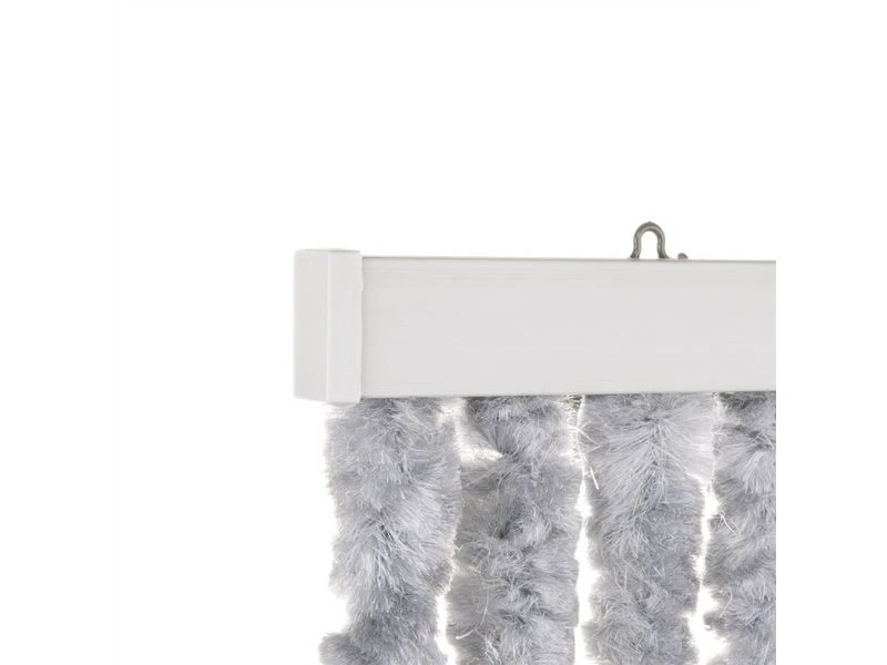 Travellife Chenille Vliegengordijn Duo Grijs/wit 56 X 185 Cm. - Afbeelding 4