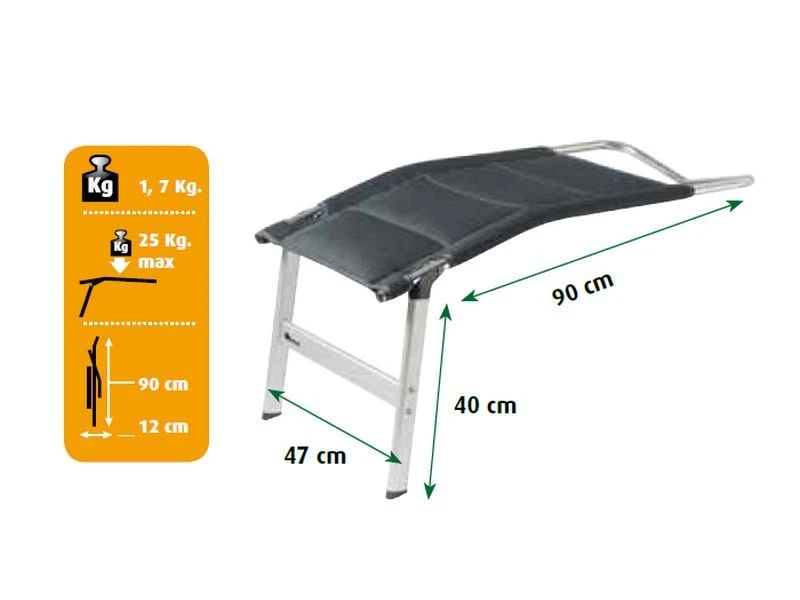 Dukdalf Voetenbank Fortissimo 8800 Antraciet - Afbeelding 2