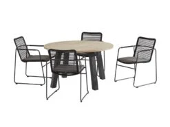 Taste By 4 Seasons Outdoor Tuinset Elba + Derby Ronde Tafel
