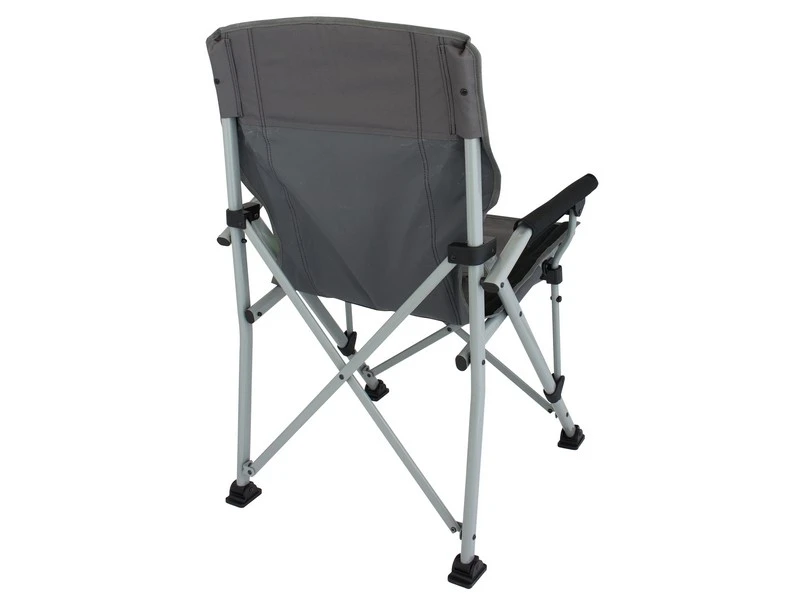 Eurotrail Vouwstoel Bolzano Grijs-Zwart - Afbeelding 2