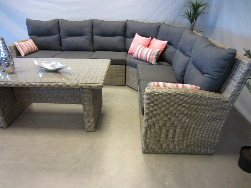 Te Velde Tuinmeubelen Isola Hoek Lounge Set Links 5 Delig - Afbeelding 4