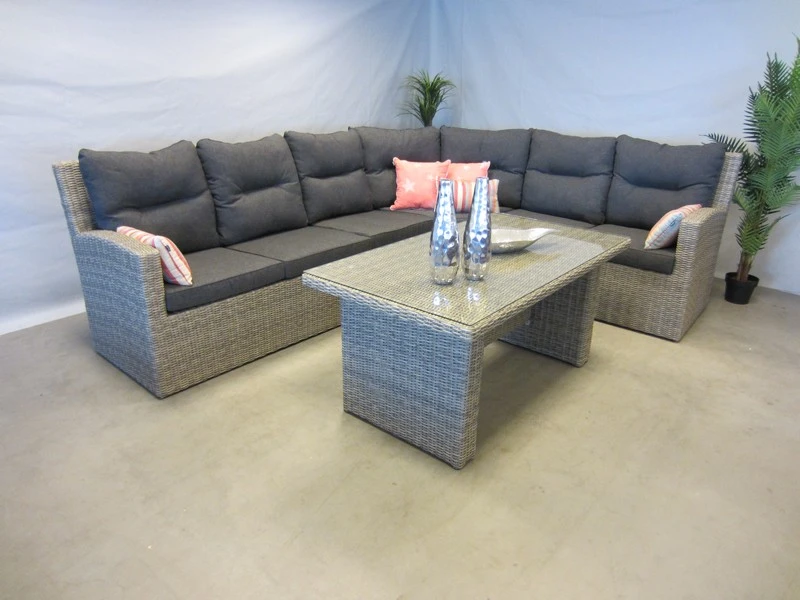 Te Velde Tuinmeubelen Isola Hoek Lounge Set Links 5 Delig - Afbeelding 6