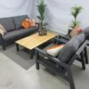 Te Velde Tuinmeubelen Jackson Aluminium Lounge Set 2 Zitsbank