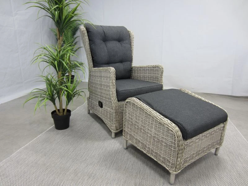 Te Velde Tuinmeubelen Bombay Verstelbare Tuin-loungestoel - Afbeelding 3