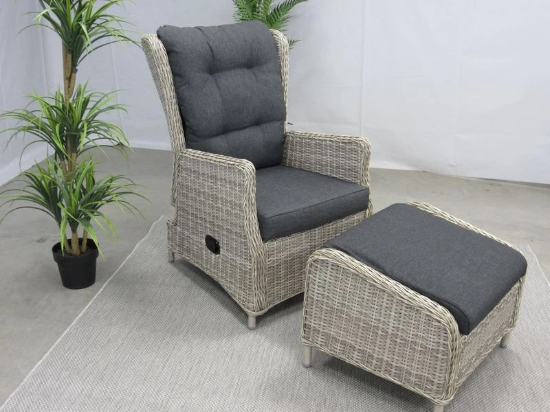 Te Velde Tuinmeubelen Bombay Verstelbare Tuin-loungestoel - Afbeelding 4