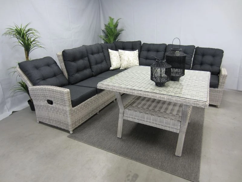 Te Velde Tuinmeubelen Arizona Hoek Lounge Dining Set - Afbeelding 6