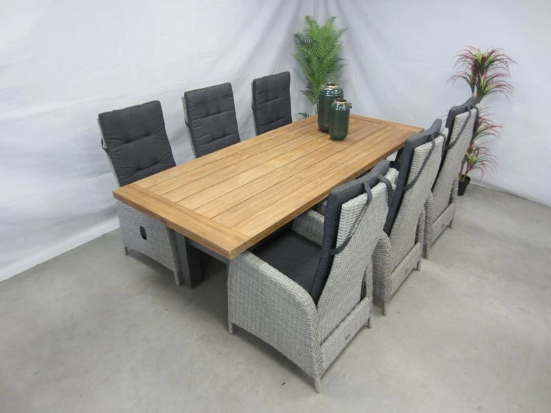 Te Velde Tuinmeubelen Ross Tuinstoel Met Hartman Yasmani Teak Tuintafel - Afbeelding 2