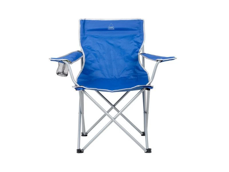 Camp Gear Stoel Opvouwbaar Compact Blauw - Afbeelding 2