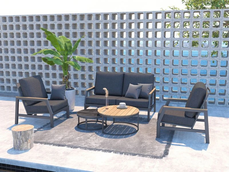 Taste By 4so Ravenna 2,5 Zits Sofa-loungeset + Stonic Salontafel - Afbeelding 2