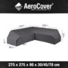 Platinum AeroCover Loungesethoes Platformset L-vorm 275