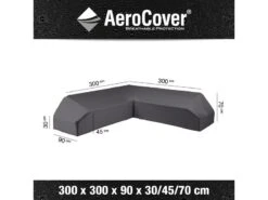 Platinum AeroCover Loungesethoes Platformset L-vorm 300