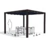 Nesling Aluminium Pergola Optiva Coolfit 402 X 402 Antraciet