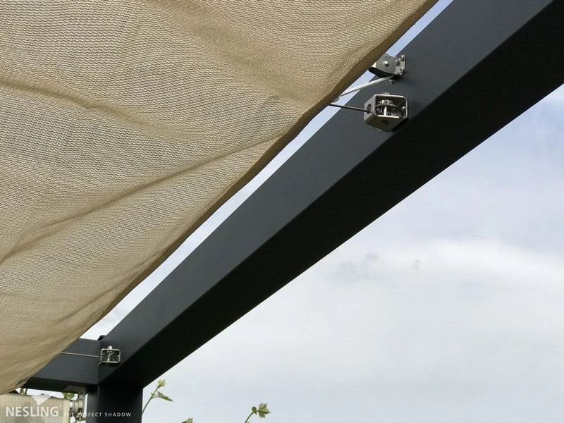 Nesling Pergola Aluminium Vrijstaand 3,19 X 4,19 Mtr. - Afbeelding 4