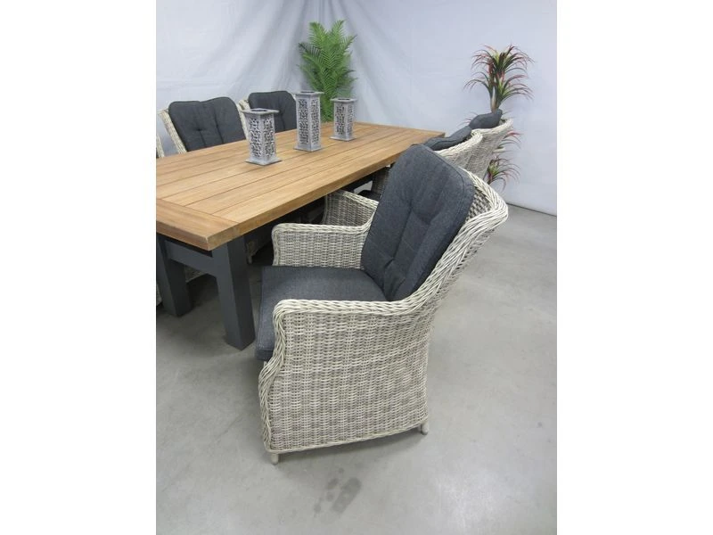 Te Velde Tuinmeubelen Anna Xl Tuinstoel Met Hartman Yasmani Teak Tuintafel - Afbeelding 5