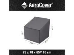 Platinum Aerocover Loungestoelhoes Hoge Rug Xl 75x78x65/110