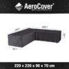 Platinum Aerocover Loungesethoes Hoekset 220x220x90xH70
