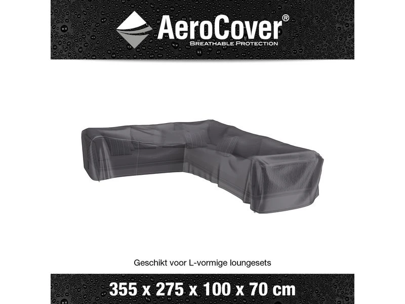 Platinum Aerocover Loungesethoes Hoekset Links 355x275x100xH70 - Afbeelding 2