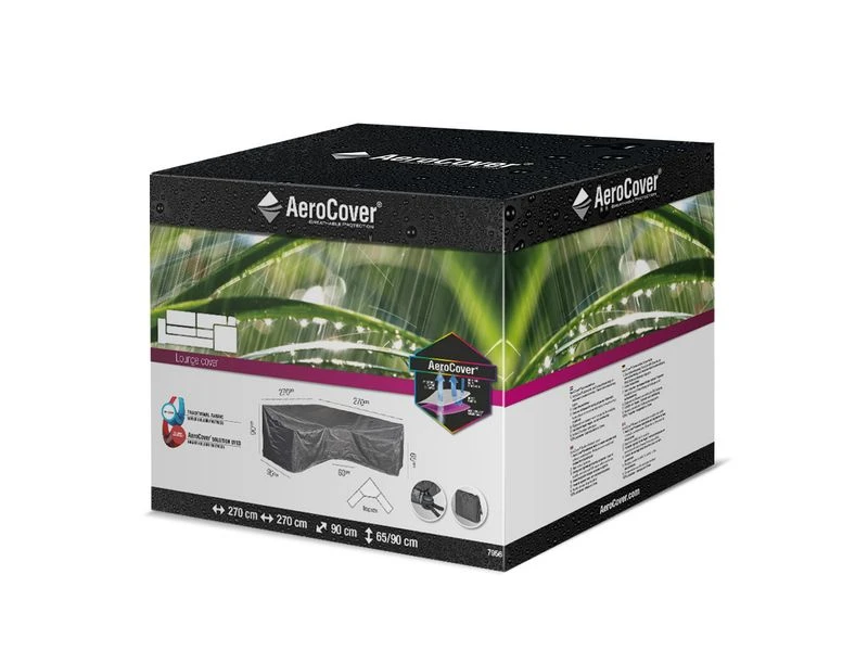 Platinum Aerocover Loungesethoes Hoekset Trapeze 270x270x90xH65/90 - Afbeelding 3