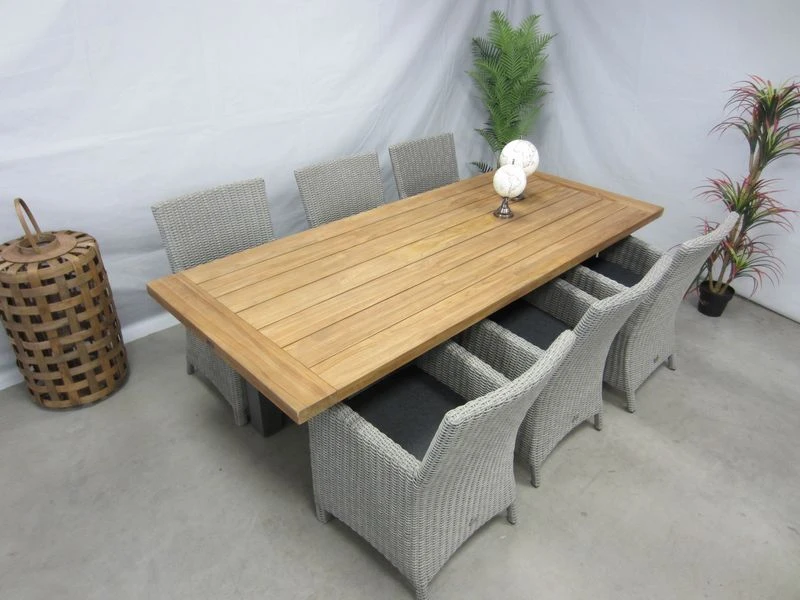 Te Velde Tuinmeubelen Amy Tuinstoel Met Hartman Yasmani Teak Tuintafel - Afbeelding 2