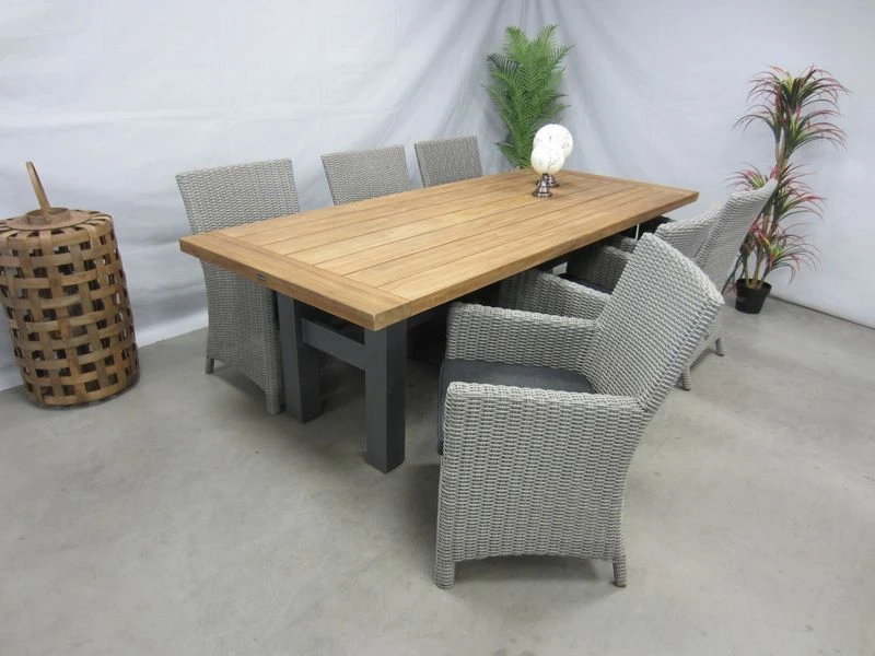 Te Velde Tuinmeubelen Amy Tuinstoel Met Hartman Yasmani Teak Tuintafel - Afbeelding 3