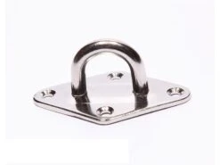 Nesling M8 Plaat Met Oog, RVS